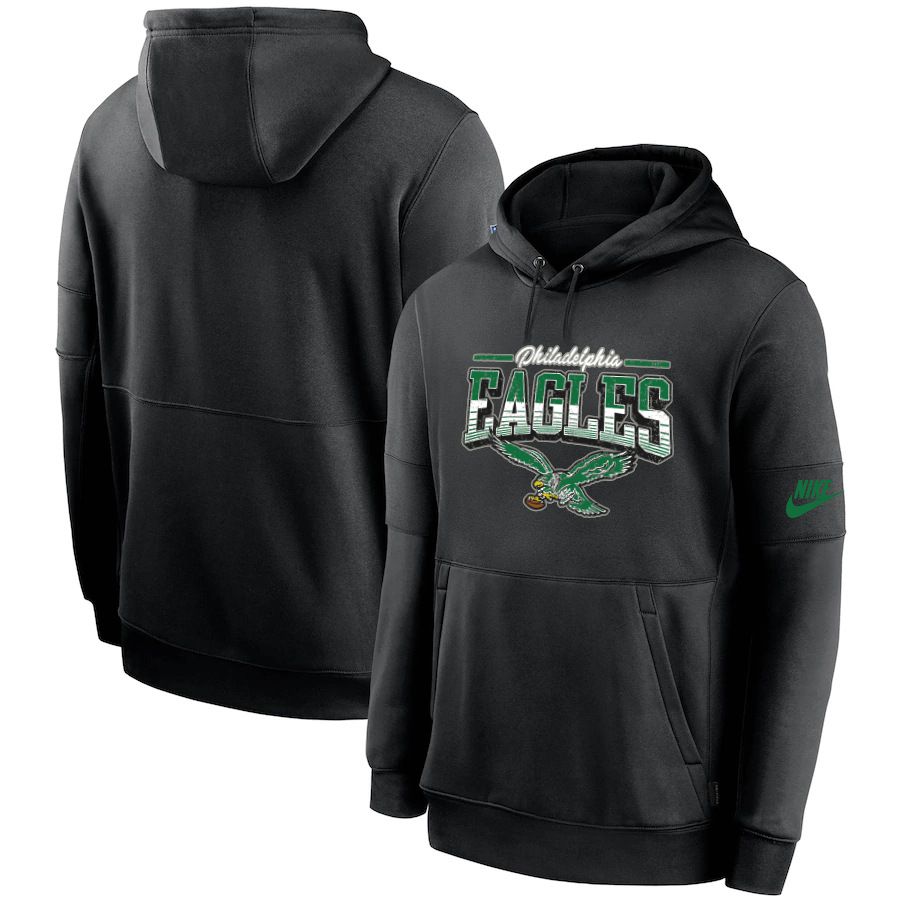 Men 2023 NFL Philadelphia Eagles black Sweatshirt style 10317->philadelphia eagles->NFL Jersey